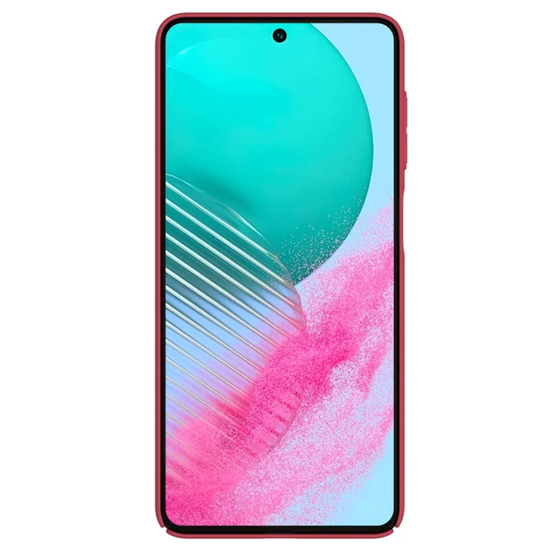NILLKIN Frosted Shield für Samsung Galaxy M54 5G / F54 5G Stoßfeste PC-Rückabdeckung Mattgehäuse - Rot