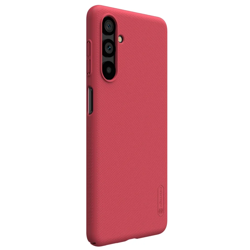 NILLKIN Frosted Shield für Samsung Galaxy M54 5G / F54 5G Stoßfeste PC-Rückabdeckung Mattgehäuse - Rot