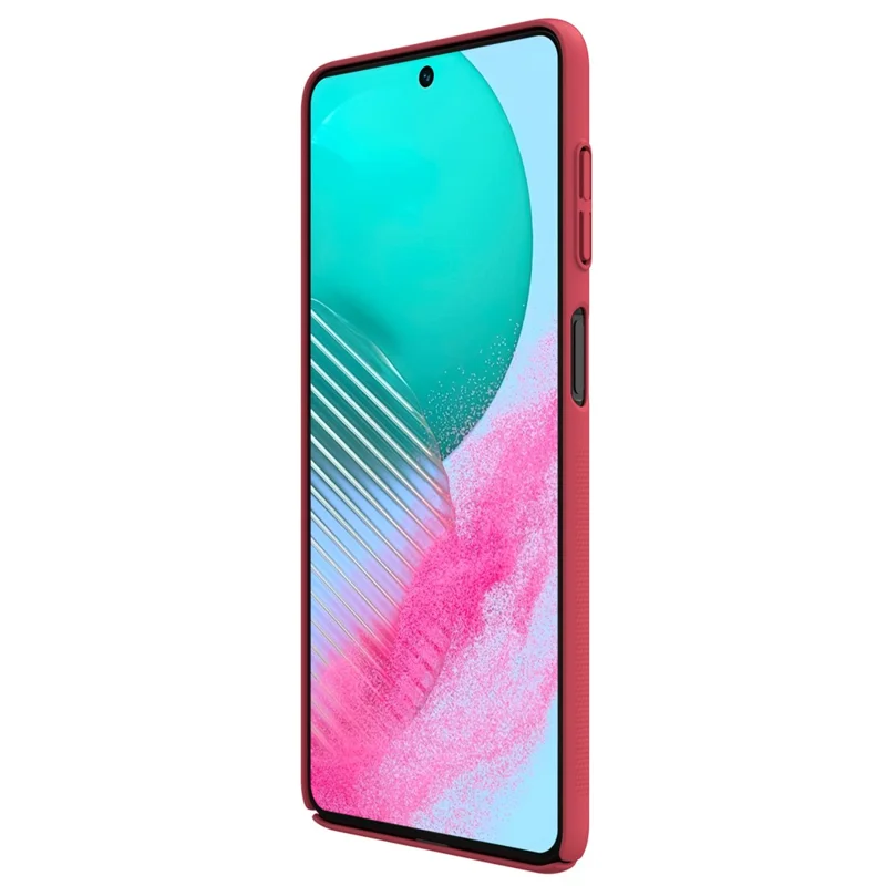 NILLKIN Frosted Shield für Samsung Galaxy M54 5G / F54 5G Stoßfeste PC-Rückabdeckung Mattgehäuse - Rot