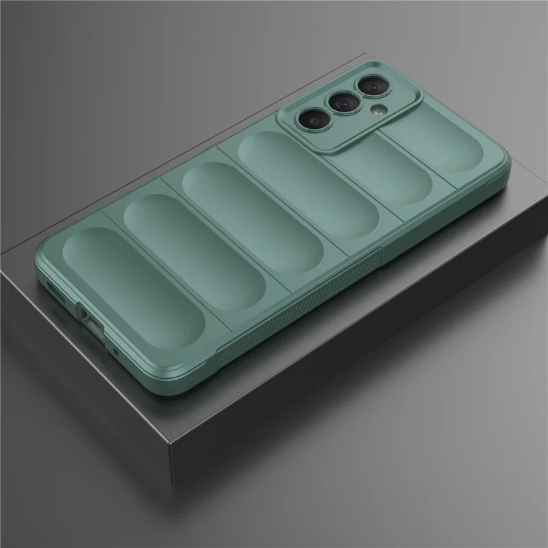 For Samsung Galaxy M54 5G / F54 5G Rugged Drop-proof Phone Case Soft TPU Smartphone Cover - White