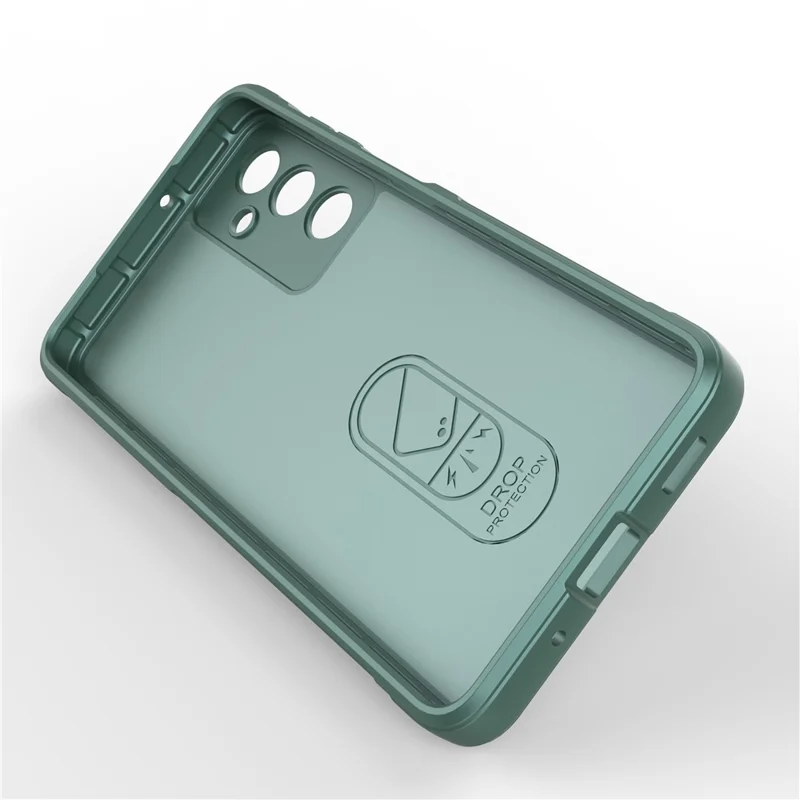 For Samsung Galaxy M54 5G / F54 5G Rugged Drop-proof Phone Case Soft TPU Smartphone Cover - Light Grey