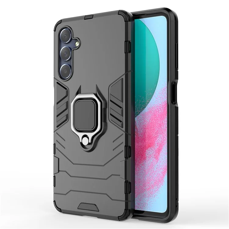 Pour Samsung Galaxy M54 5G / F54 5G Étui de protection avec support Coque en TPU souple et PC dur - Noir