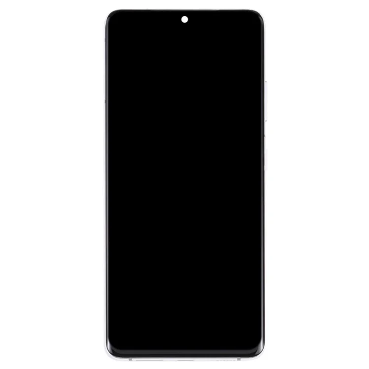 For Samsung Galaxy S21 Ultra 5G G998B OEM Grade S AMOLED Screen and Digitizer Assembly + Frame Part (without Logo) - Silver