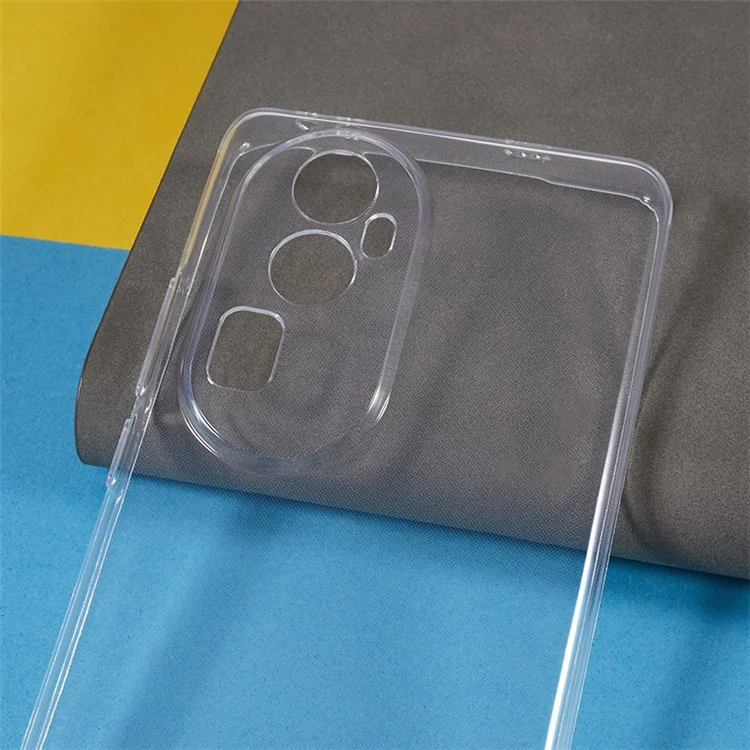 Transparente TPU-Hülle für Oppo Reno10 Pro+ 5G, präziser Ausschnitt Ultradünne Handyhülle