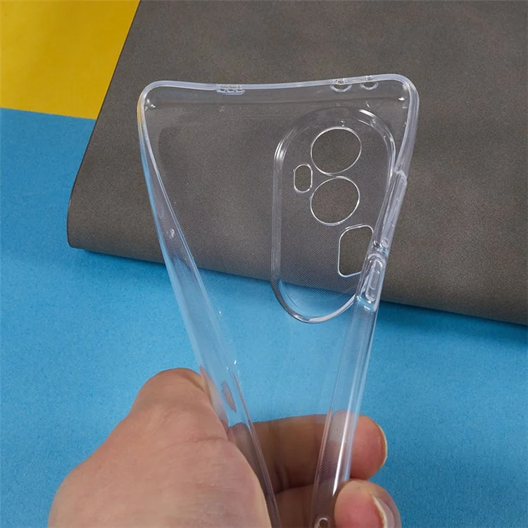 Transparente TPU-Hülle für Oppo Reno10 Pro+ 5G, präziser Ausschnitt Ultradünne Handyhülle