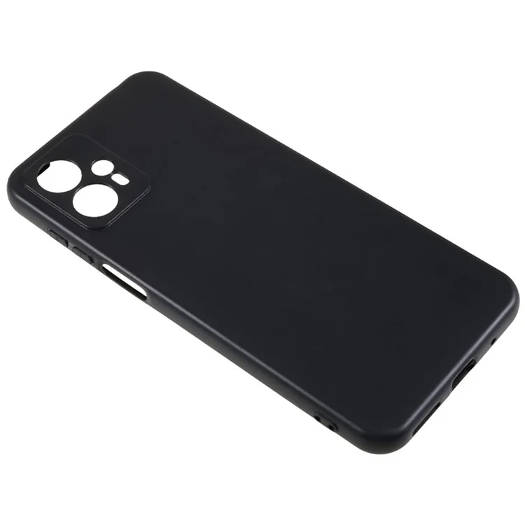 Pour Motorola Moto G13 4G / G23 4G Soft TPU Étui de téléphone antichute, Couvercle arrière mat - Noir