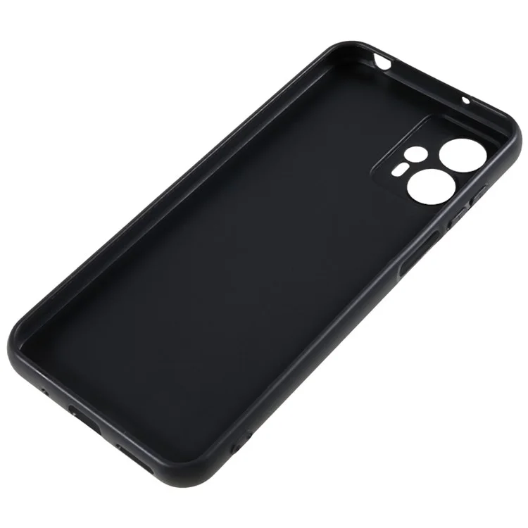 Pour Motorola Moto G13 4G / G23 4G Soft TPU Étui de téléphone antichute, Couvercle arrière mat - Noir