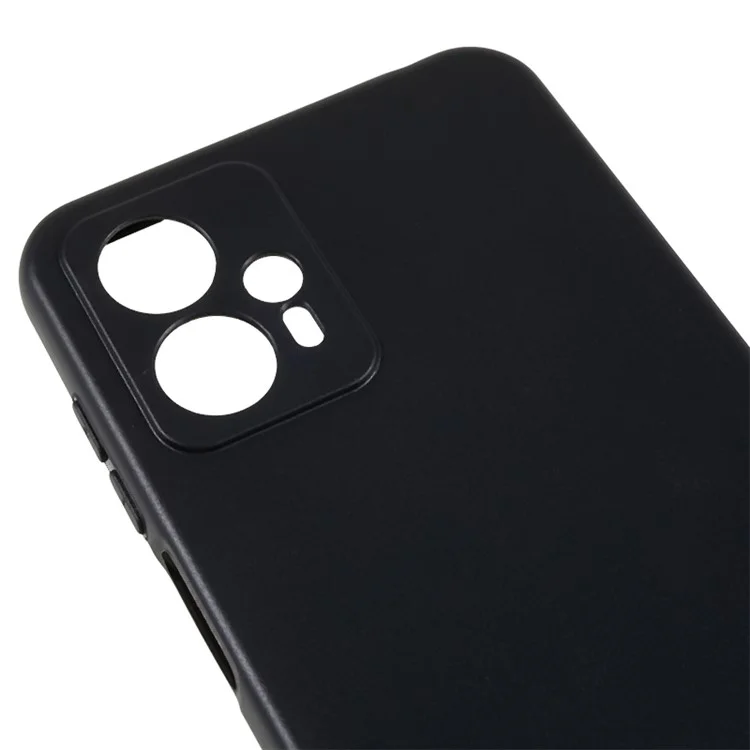 Pour Motorola Moto G13 4G / G23 4G Soft TPU Étui de téléphone antichute, Couvercle arrière mat - Noir