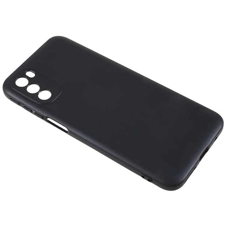 For Motorola Moto G31 4G / G41 4G Glossy Phone Case Drop-proof TPU Phone Cover - Black