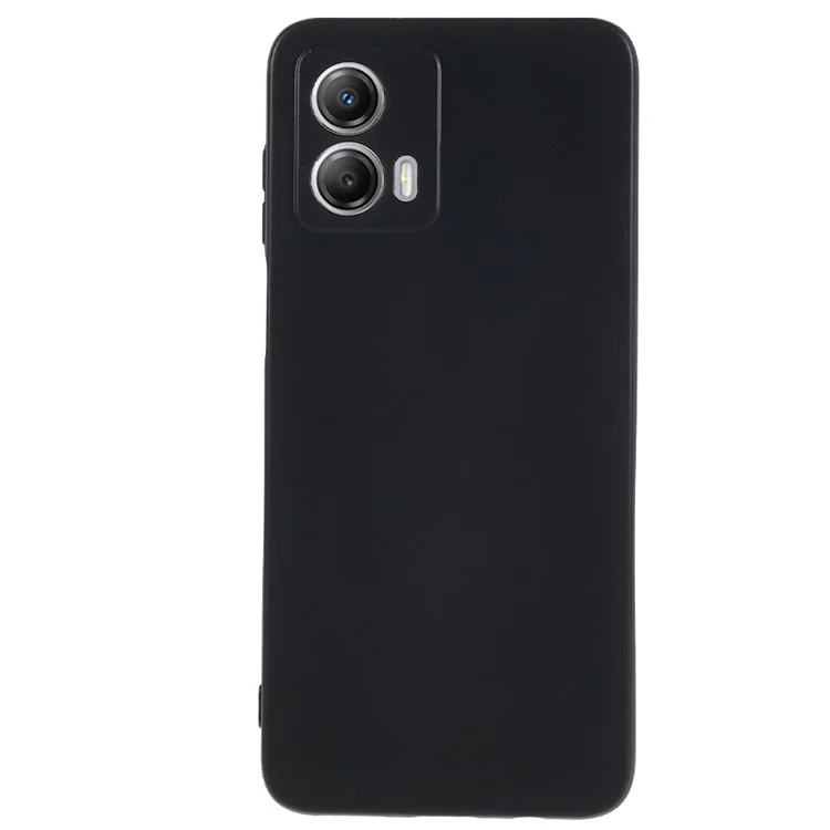 Per Motorola Moto G53 5G Custodia Soft TPU Lucida Anti-graffio Cover per Telefono - Nero