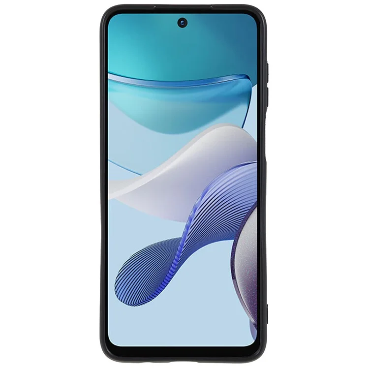 Per Motorola Moto G53 5G Custodia Soft TPU Lucida Anti-graffio Cover per Telefono - Nero