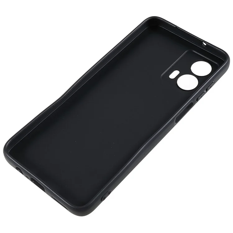 Per Motorola Moto G53 5G Custodia Soft TPU Lucida Anti-graffio Cover per Telefono - Nero