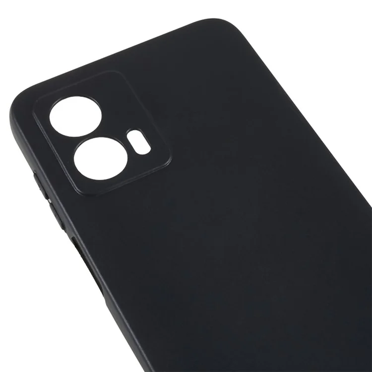 Per Motorola Moto G53 5G Custodia Soft TPU Lucida Anti-graffio Cover per Telefono - Nero