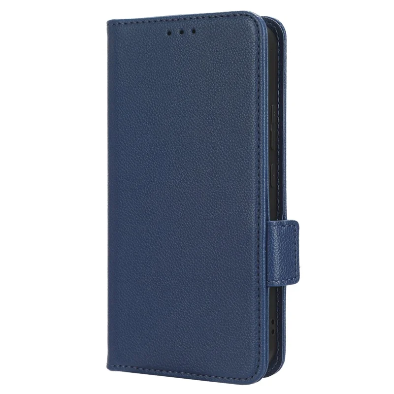 Pour Samsung Galaxy M54 5G / F54 5G Étui portefeuille en cuir PU anti-rayures - Bleu foncé