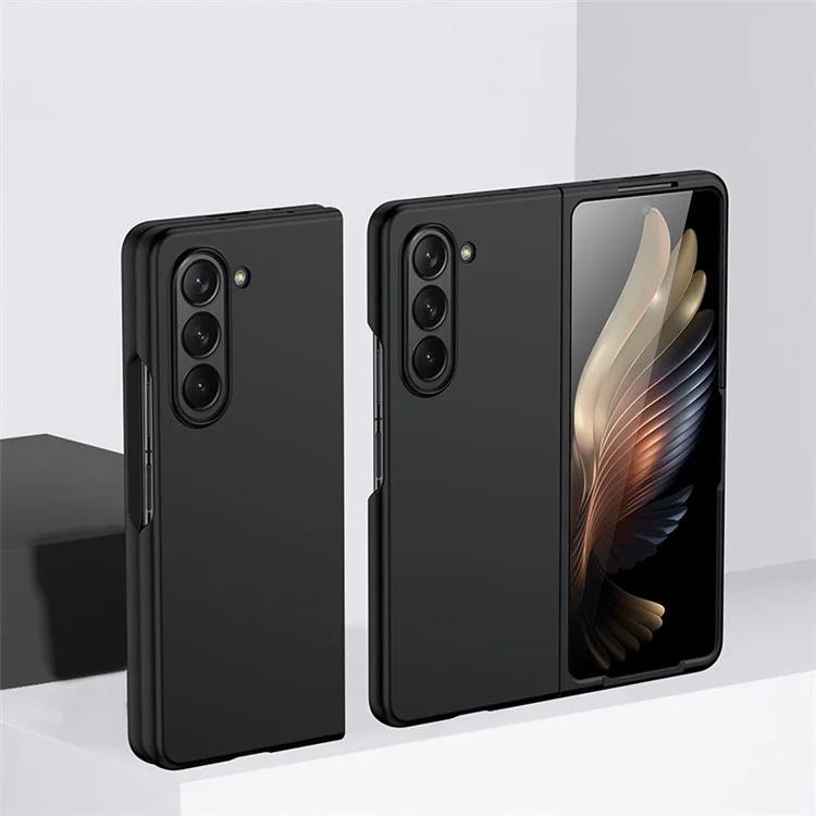 Чехол-накладка из прочного ПК для Samsung Galaxy Z Fold5 5G с защитой от царапин - черный