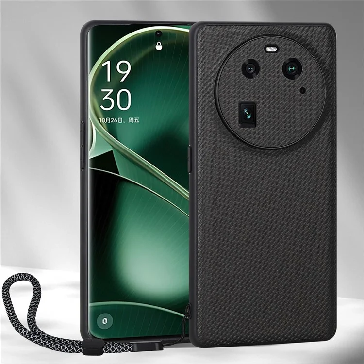 VILI TC Series для Oppo Find X6 Чехол для телефона с противоскользящей поверхностью Кожаное покрытие TPU