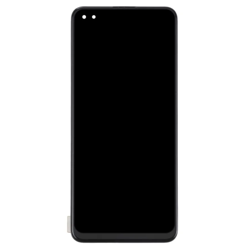 Para Oppo Reno4 Lite / A93 / F17 Pro Grau C Ecrã OLED e Montagem do Digitalizador + Estrutura Peça de Reparação (sem Logótipo)