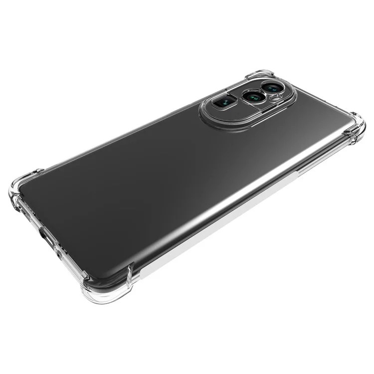 Für Oppo Reno10 Pro+ 5G Stoßfestes Handyhülle Transparente Anti-Rutsch-Flexible TPU-Abdeckung
