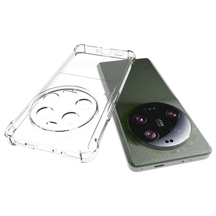Для Xiaomi 13 Ultra Anti-Slip Phone TPU Case Scratch-resistant Transparent Phone Cover