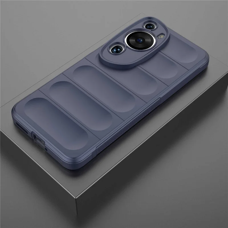 Per Huawei P60 Art Shock-Absorbed Phone Shell Custodia per telefono cellulare in TPU morbido Custodia protettiva antipolvere - Blu scuro