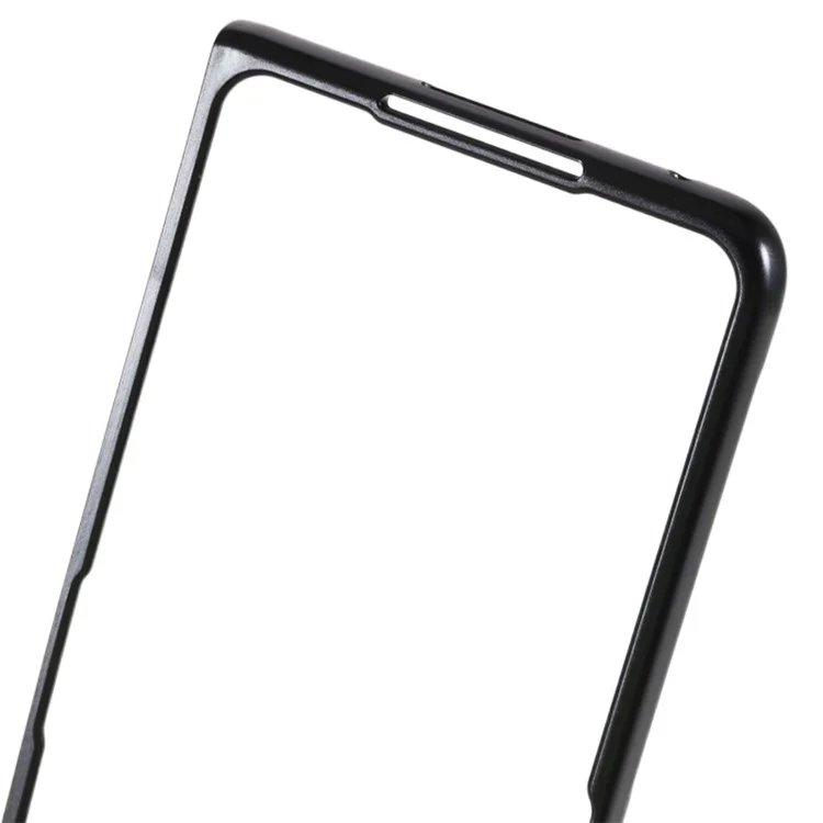 Étui rigide pour téléphone PC pour Huawei Mate X3 5G, conception en deux pièces, étui de protection anti-rayures pour téléphone pliable - Noir