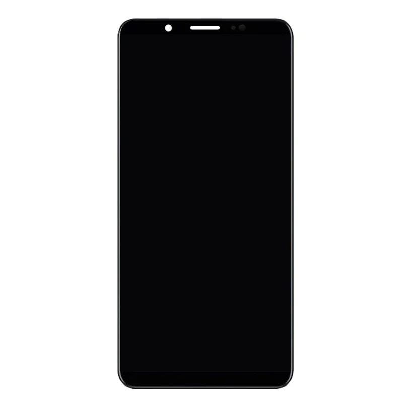 For vivo Y79 / V7+ Grade B LCD-skærm og digitizer-samling + ramme erstatningsdel (uden logo) - Sort