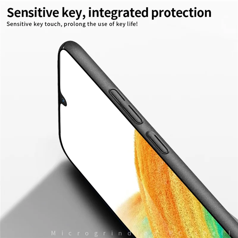 MOFI Shield Matte Series For Samsung Galaxy A54 5G Frosted Skin Phone Case Ultra-Thin Anti-Scratch Hard PC Cover - Black