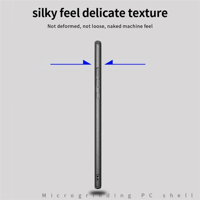 MOFI Shield Matte Series For Samsung Galaxy A54 5G Frosted Skin Phone Case Ultra-Thin Anti-Scratch Hard PC Cover - Black