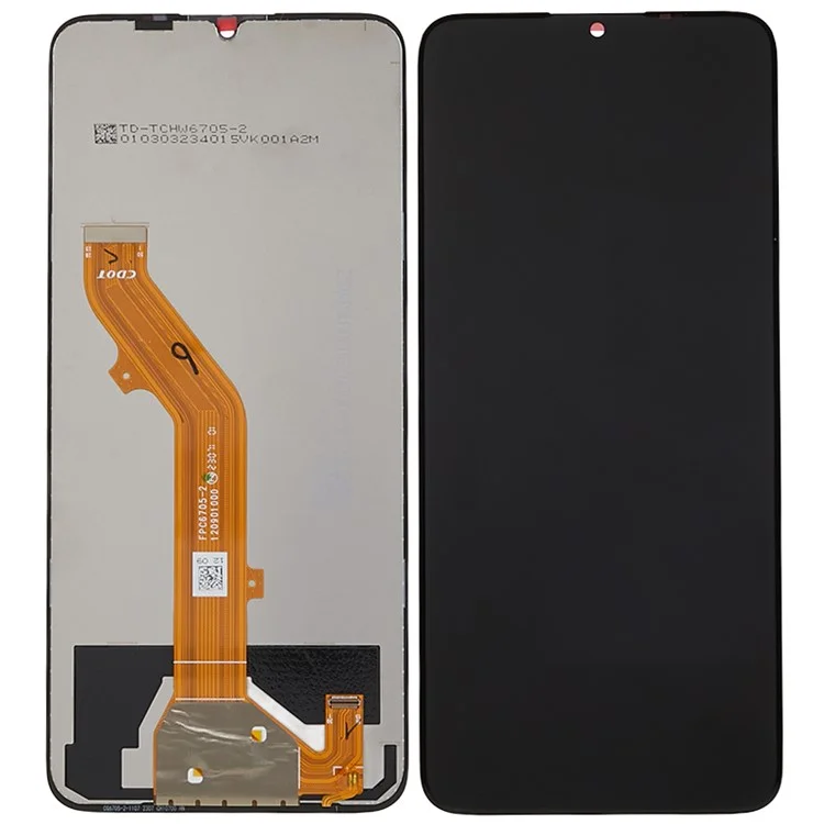 For TCL 40 SE 6.75" Grade S OEM LCD Screen and Digitizer Assembly Replacement Part (without Logo)