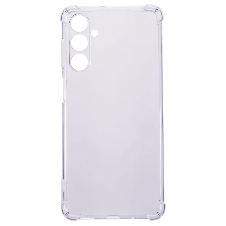 Para Samsung Galaxy M54 5G / F54 5G Capa de Telefone Transparente Reforço nos Cantos Amortecedor de TPU Capa Traseira