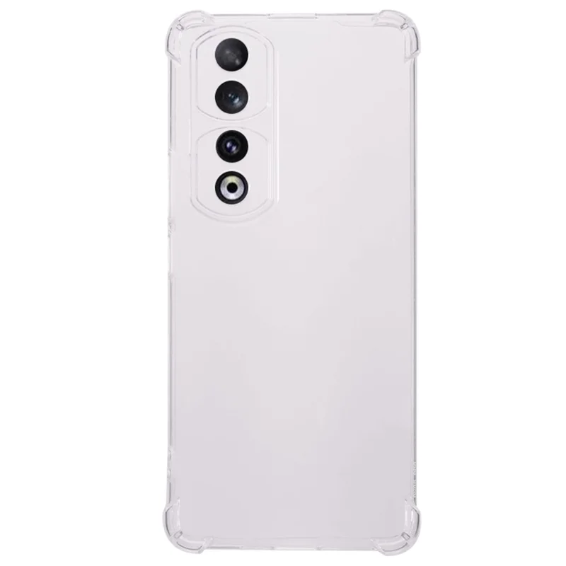 For Honor 90 Pro Funda de Teléfono Celular Transparente con Esquinas Reforzadas, Flexible de TPU