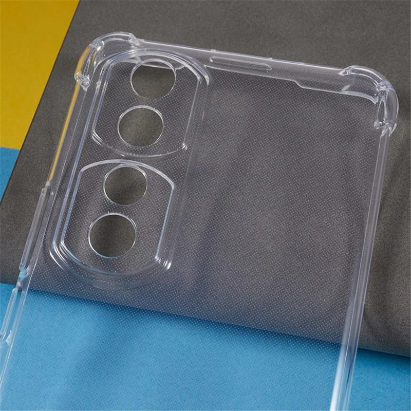 For Honor 90 Pro Funda de Teléfono Celular Transparente con Esquinas Reforzadas, Flexible de TPU