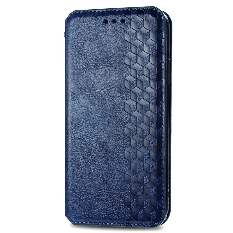 Para Xiaomi Poco X5 5g / Redmi Nota 12 5G (Global) /(china) /(índia) Capa Telefônica Rhombus Print Stand Stand Leather Wallet Case - Azul