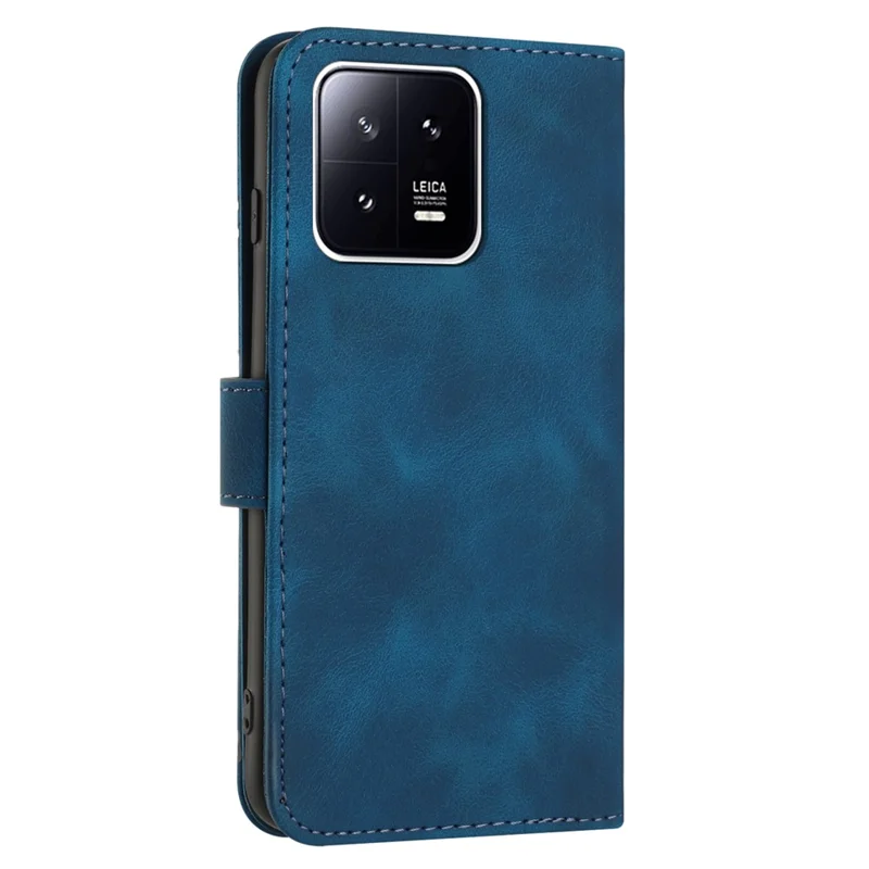 YX0040 For Xiaomi 13 Pro 5G Imprinted Leather Mobile Case Flip Stand Wallet Phone Cover - Sapphire