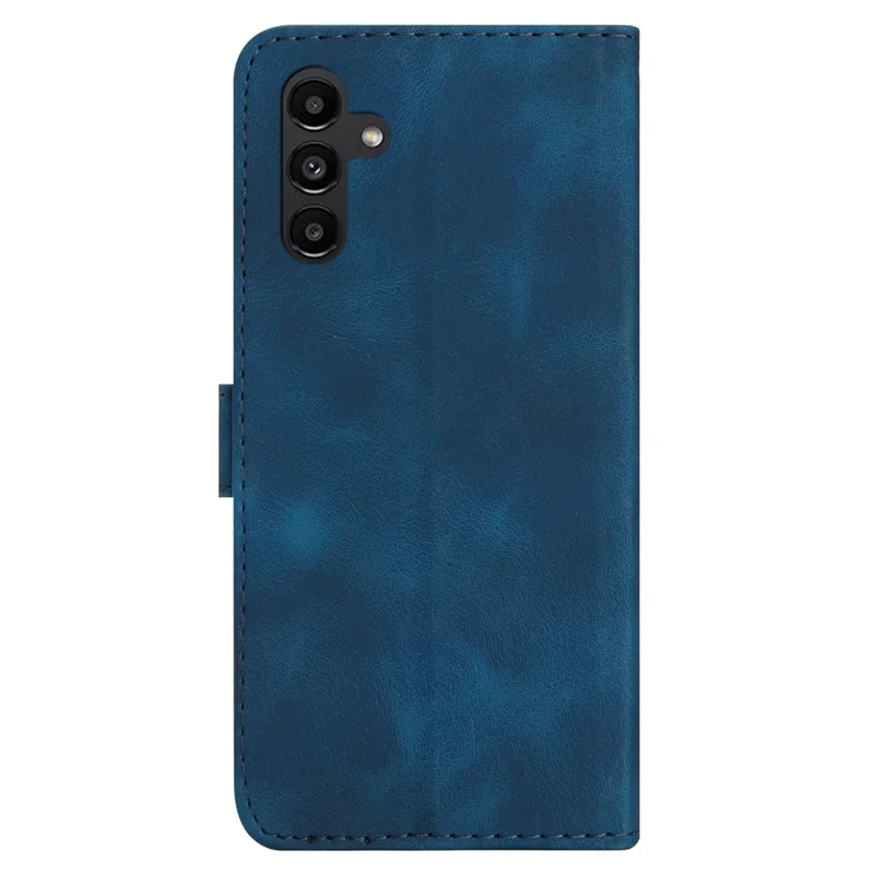 YX0040 Full Protection Case for Samsung Galaxy A14 5G / 4G Imprinted Pattern PU Leather Phone Cover Wallet - Sapphire