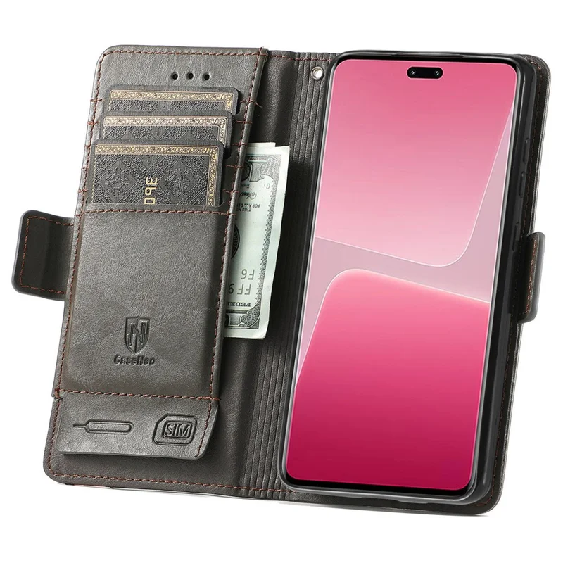 Серия Caseneo 002 Для Xiaomi 13 Lite / Civi 2 5G RFID Блокирующая Крышка Сплайсинга - Серый