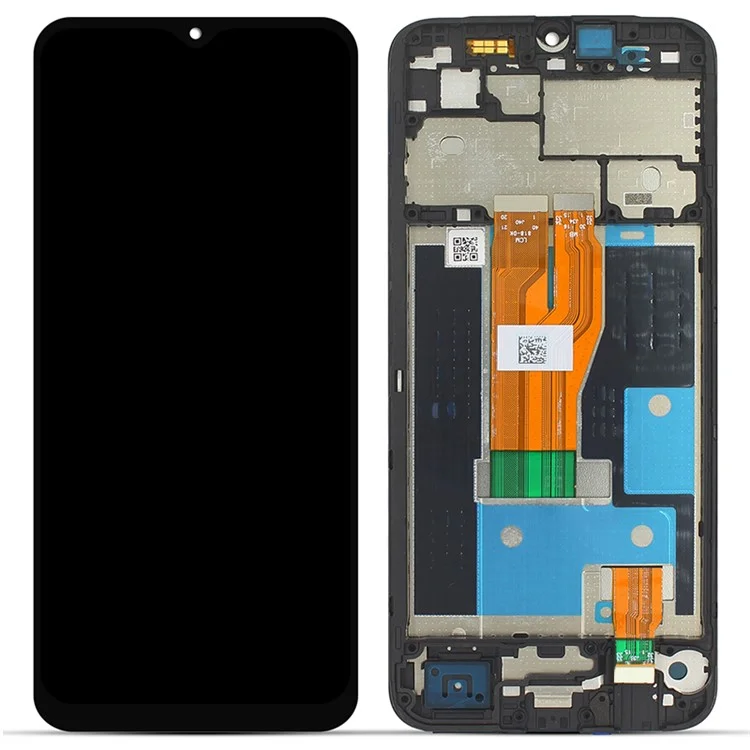 Für Realme C30 4G, Klasse B LCD-Bildschirm und Digitizer-Baugruppe + Rahmen (ohne Logo)