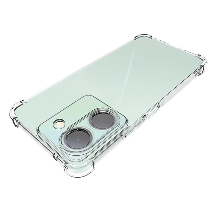 Для vivo Y78 5G Anti-Slip Phone TPU Case Shockproof Transparent Cell Phone Cover
