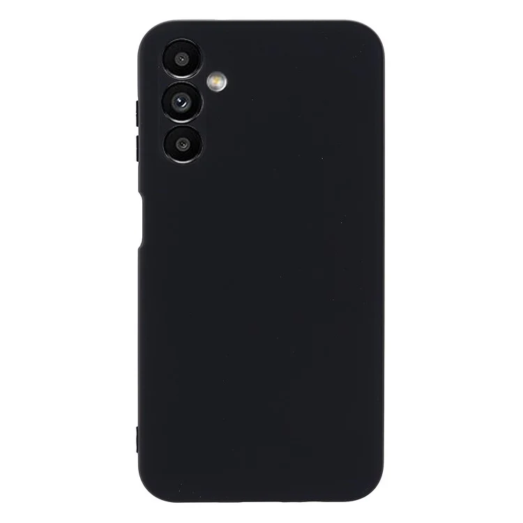 Per Samsung Galaxy M54 5G / F54 5G Custodia Back Cover in silicone liquido a prova di caduta con fodera morbida - Nero