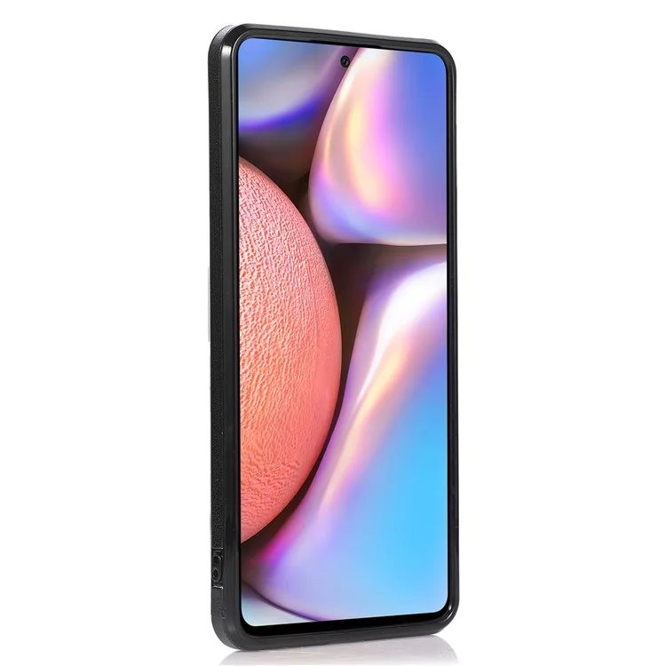 Para Samsung Galaxy A52 4G / 5G / A52s 5G Kickstand Phone Cover Funda de piel de PU+TPU con soporte para tarjetas - Negro