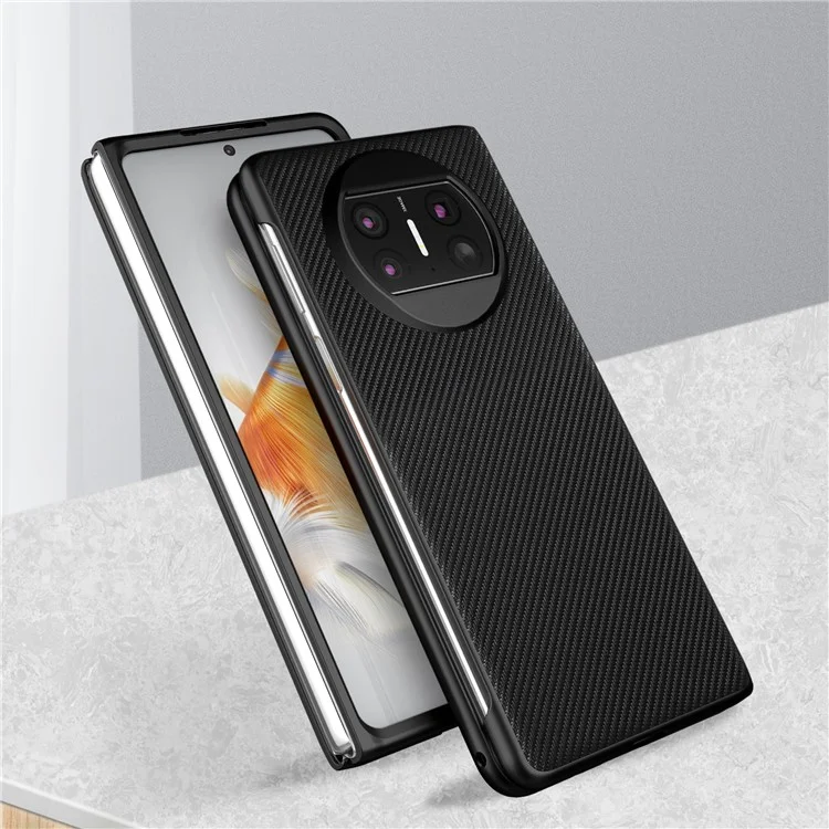 VILI TC Series Phone Case for Huawei Mate X3 5G Textured PU Leather Coated PC+TPU Shockproof Cover