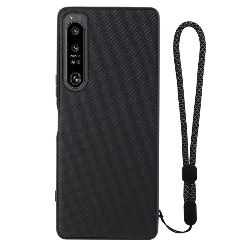 VILI TC Series Phone Case for Sony Xperia 1 IV 5G Textured PU Leather Coated TPU Shockproof Cover