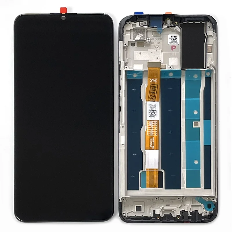 Per vivo Y15s (Vivo Y15c) / Y15a Schermo LCD e Assemblaggio Digitizer + Telaio di Grado S OEM (Senza Logo)