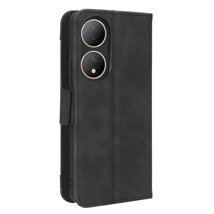 Per vivo Y100 5G / T2 5G Multiple Card Slots Drop-proof PU Leather Phone Case Stand Wallet Cover - Nero