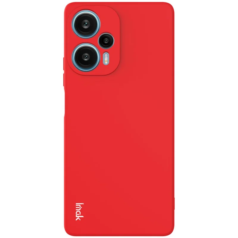 IMAK UC-4 Series Phone Case for Xiaomi Redmi Note 12 Turbo / Poco F5 5G Straight Edge TPU Cover - Red
