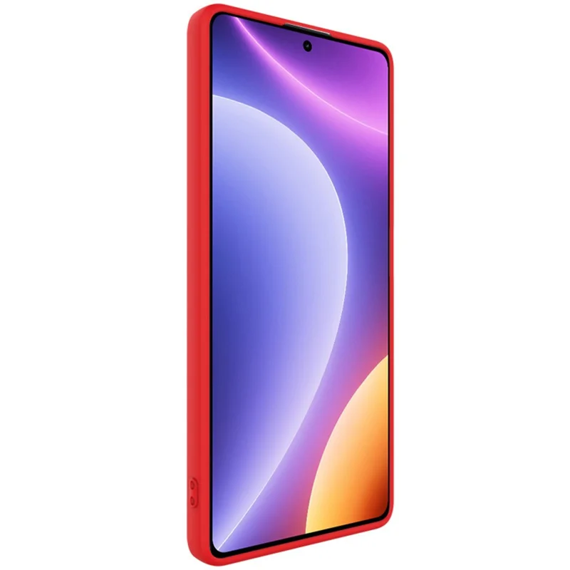 IMAK UC-4 Series Phone Case for Xiaomi Redmi Note 12 Turbo / Poco F5 5G Straight Edge TPU Cover - Red