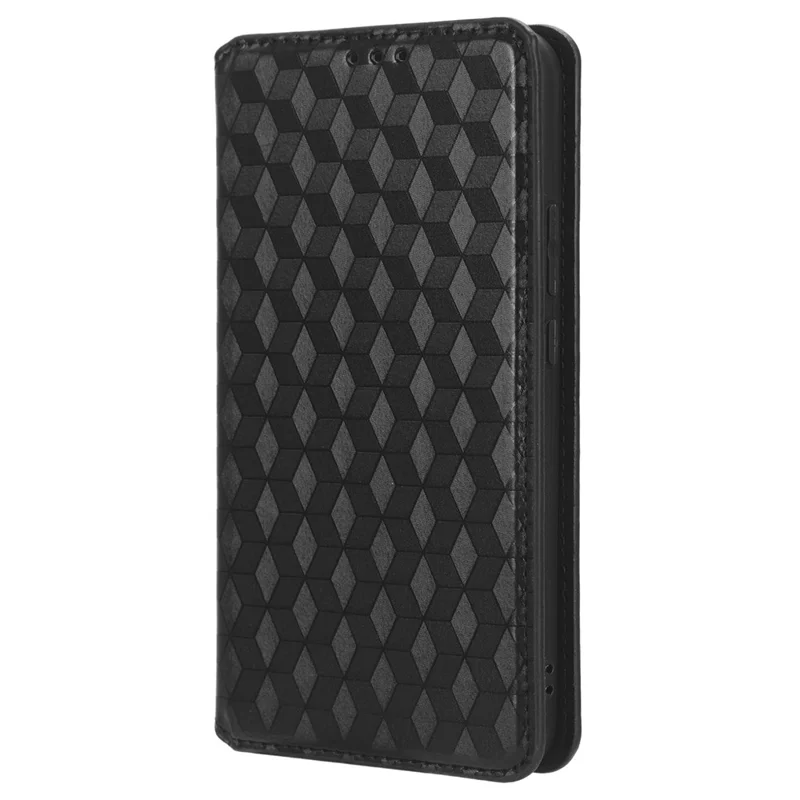 Funda de teléfono para Huawei nova 11 / nova 12s 4G / nova 12 Lite 4G Cartera con soporte Antichoque Cuero de PU Estampado de Rombos - Negro
