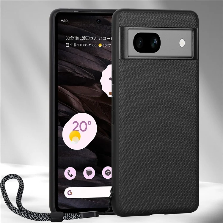 VILI TC Series Anti-fall Shell для чехла Google Pixel 7a Phone Case Текстурированная кожа PU с покрытием TPU