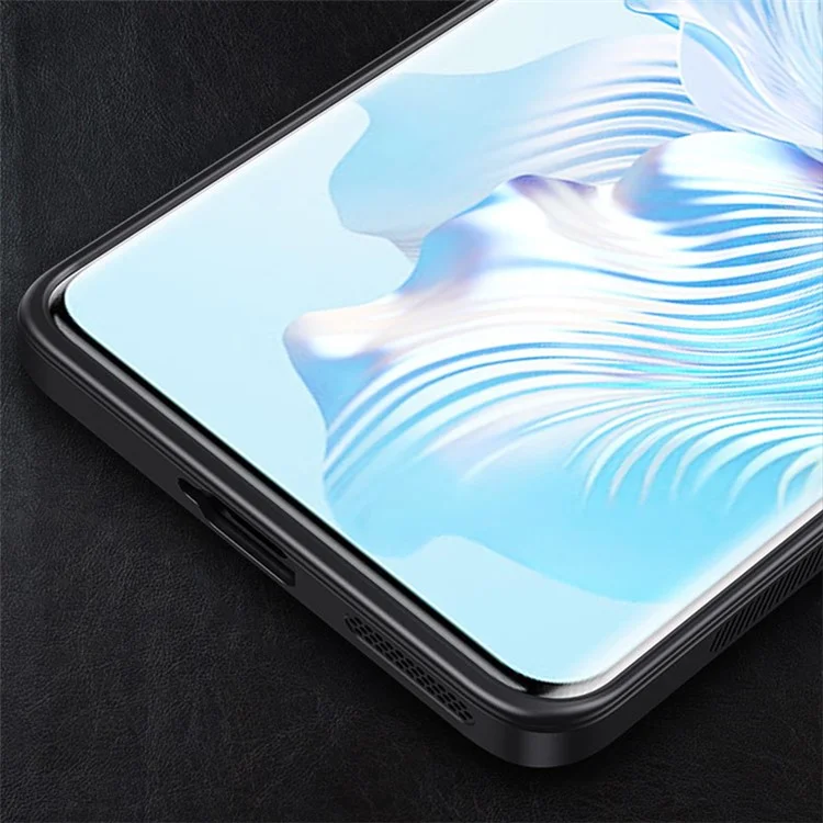 Чехол для телефона For Honor 80 GT 5G с защитой от царапин, TPU + алюминиевый сплав с подставкой - синий