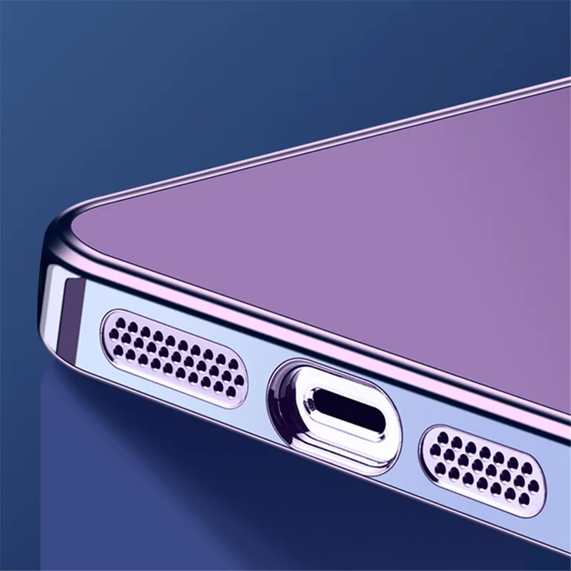 VOERO til iPhone 13 Pro Max Elektropladeret magnetisk telefonbeskyttelse af TPU med glaslinsefilm og støtteben - Sølv